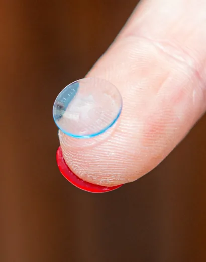Precision corneal gas permeable contact lens