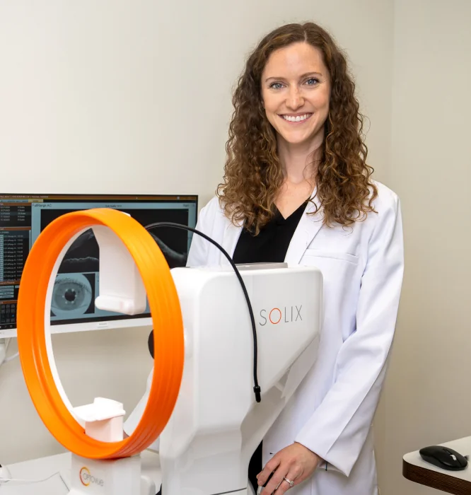 Optovue Solix OCT Anterior Segment Scanner at Raleigh Contact Lens Institute