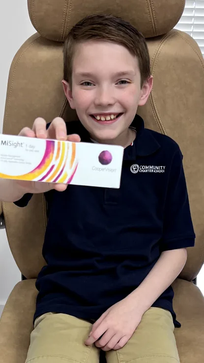 MiSight daily disposable contact lenses