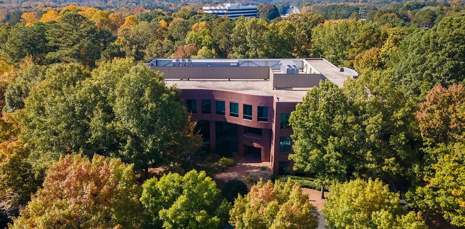 Convenient free patient parking lot and medical building exterior in Cary